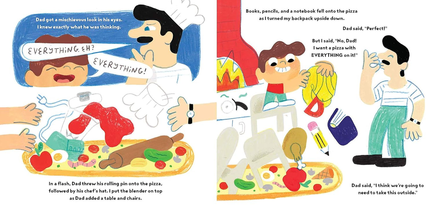 A Pizza with Everything on It - Hardcover Picture Book