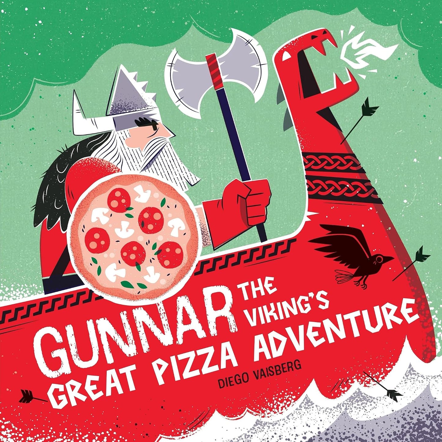 Gunnar the Viking's Great Pizza Adventure - Hardcover Picture Book