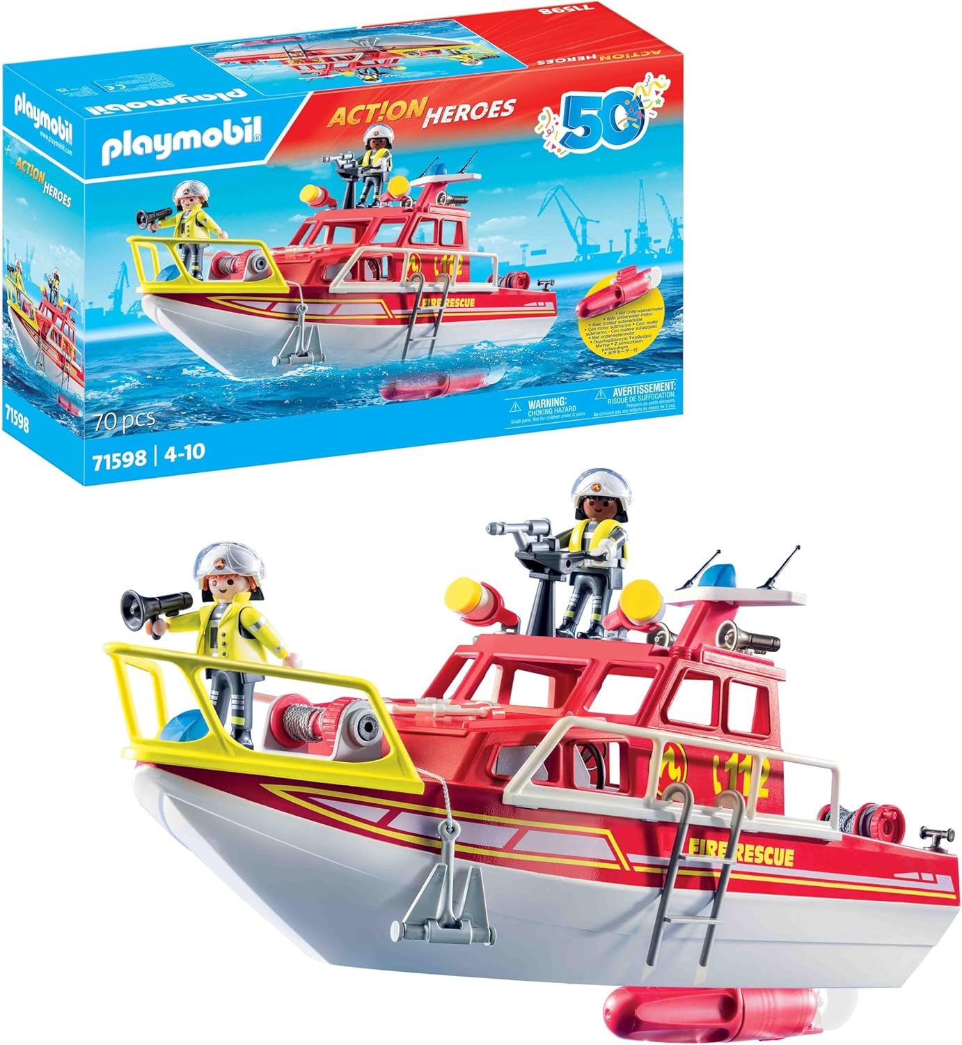 Action Heroes: Fire Rescue Boat