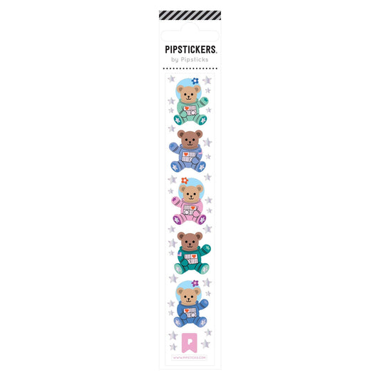Bearly in Space Mini Stickers