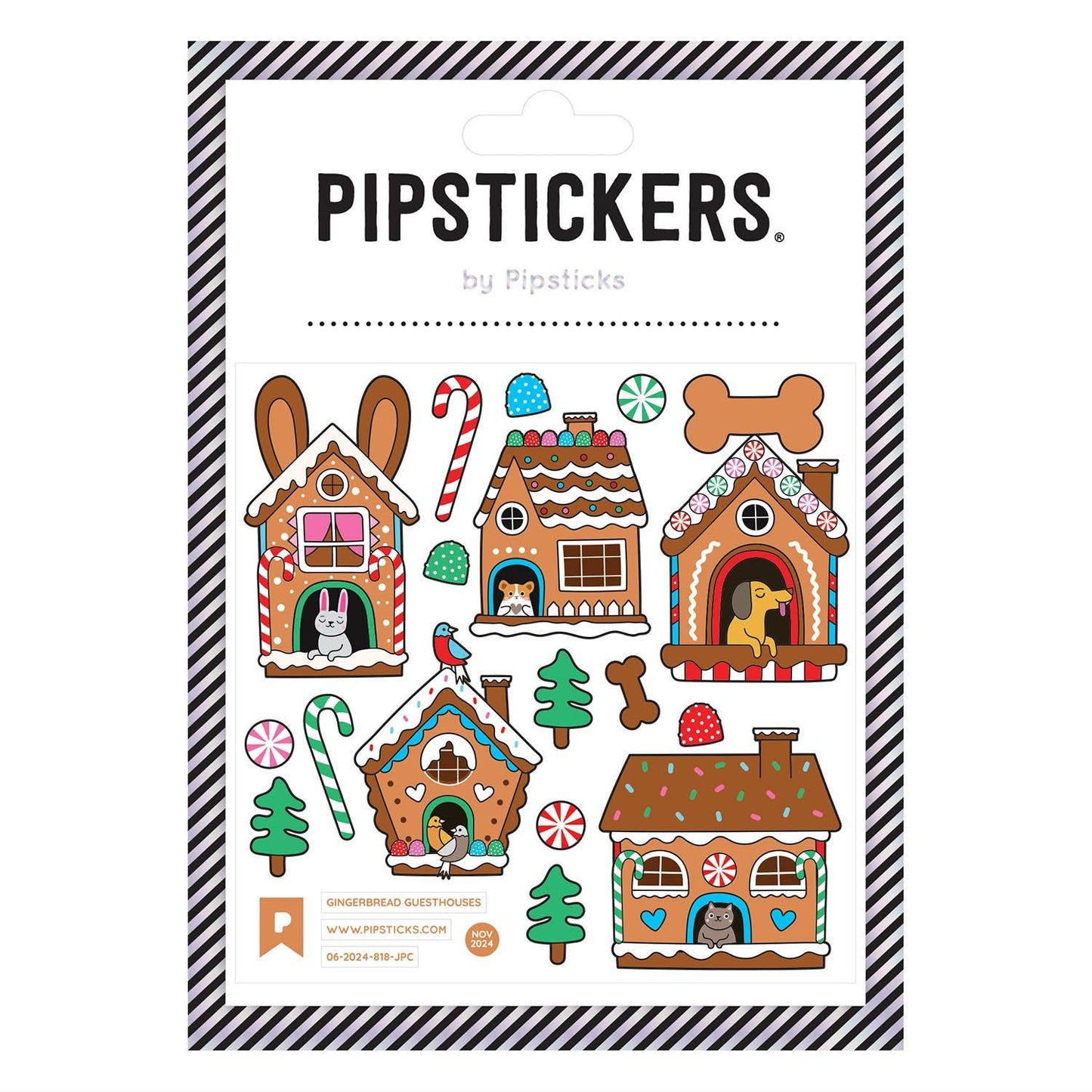 Gingerbread Guesthouses Stickers