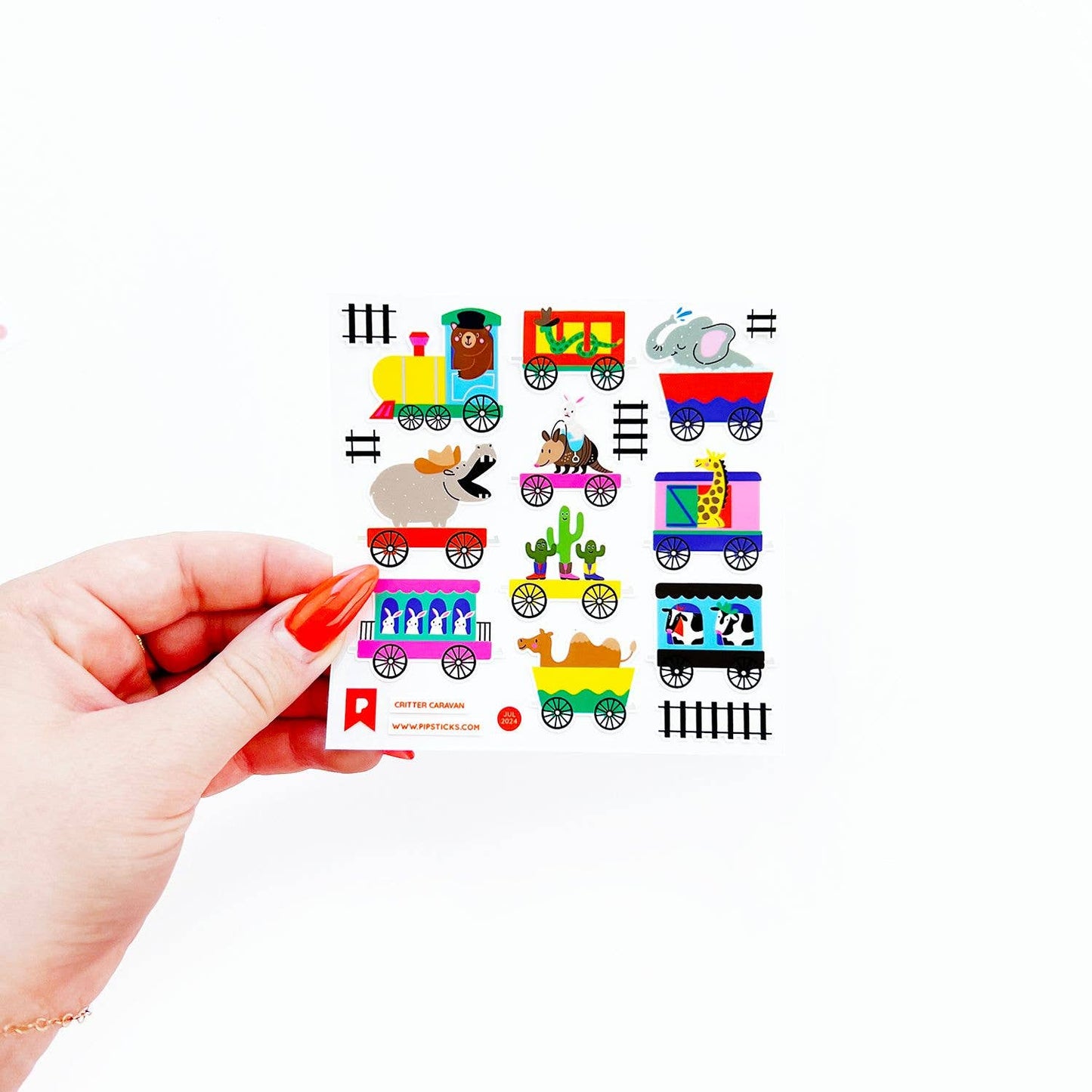 Critter Caravan Stickers