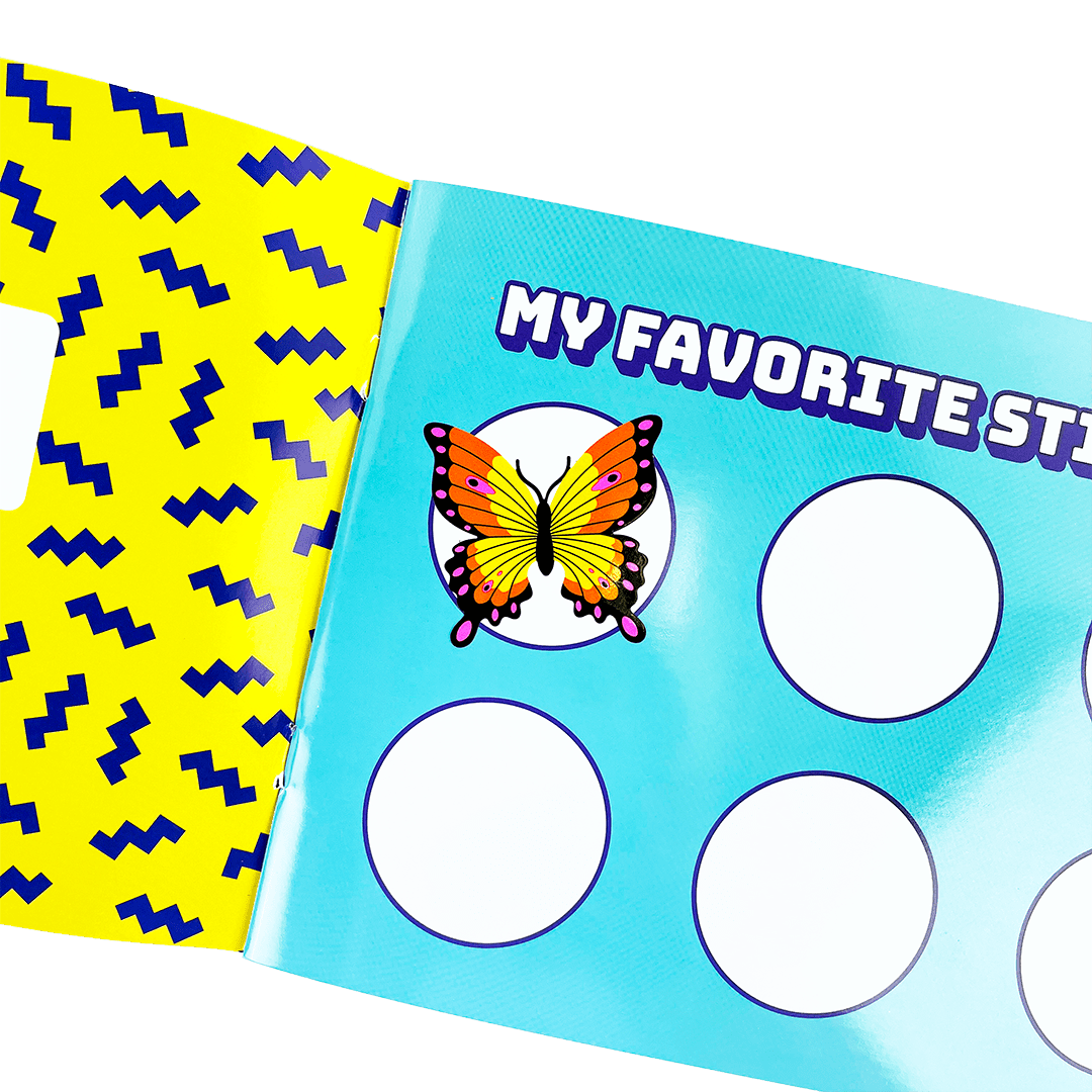 Colorful Cosmos Sticker Collector Book