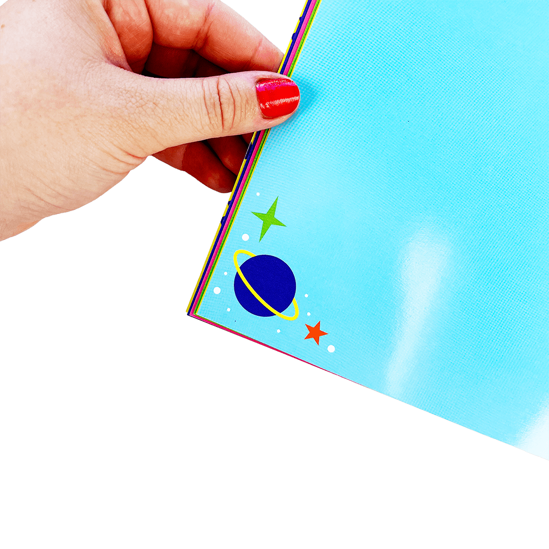 Colorful Cosmos Sticker Collector Book