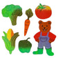 Jewel Farmer Bear Sticker Sheet