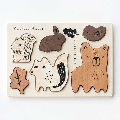 Wooden Tray Animal Puzzle