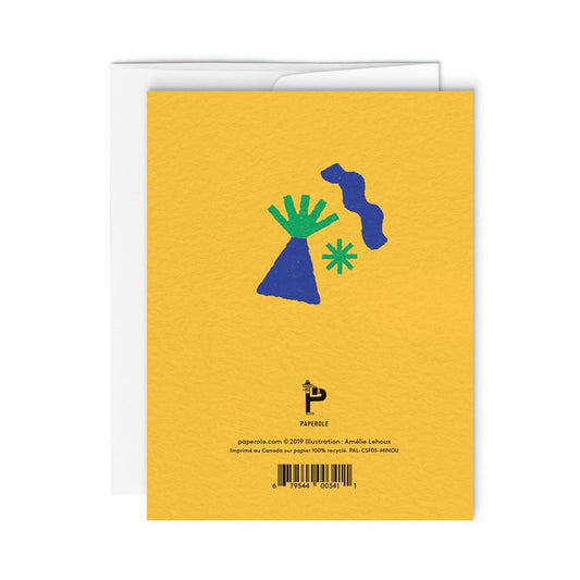 Minou Greeting card