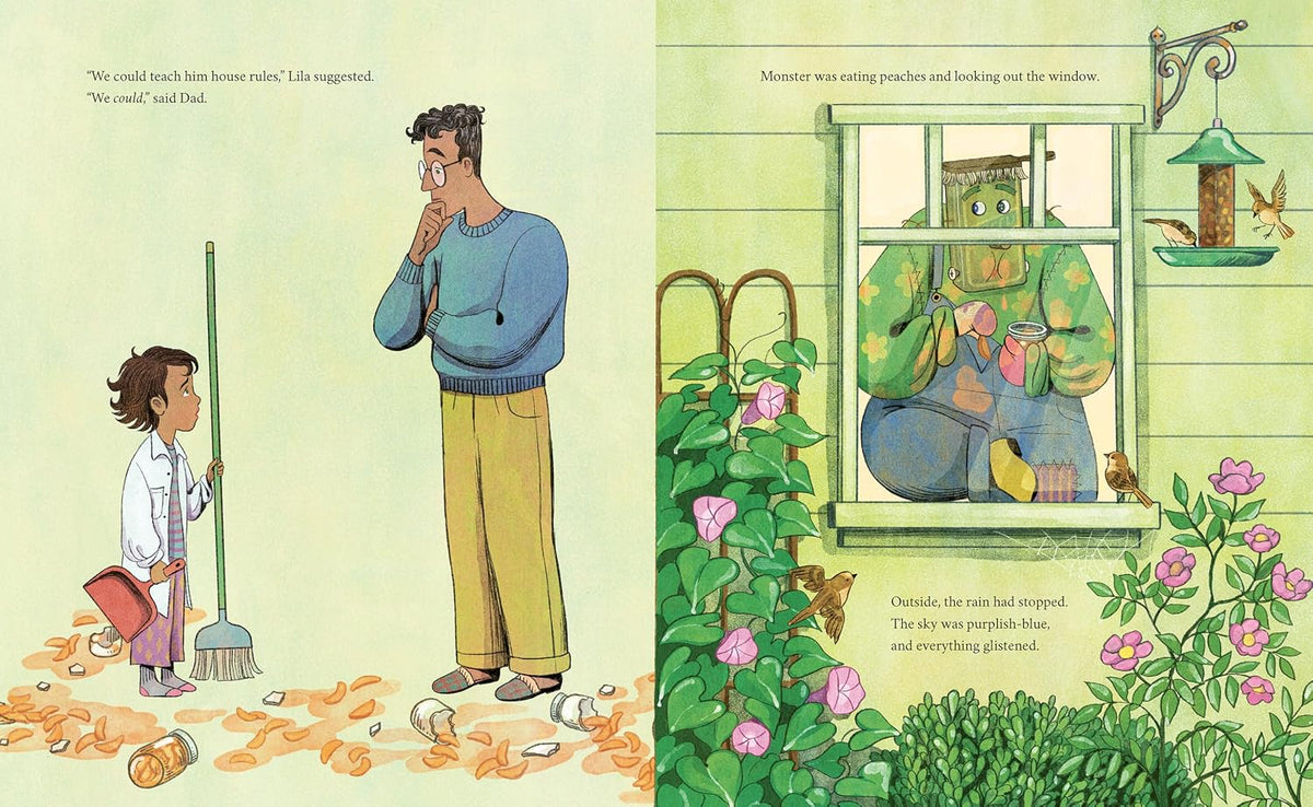 Lila Makes a Monster - Hardcover Picture Book