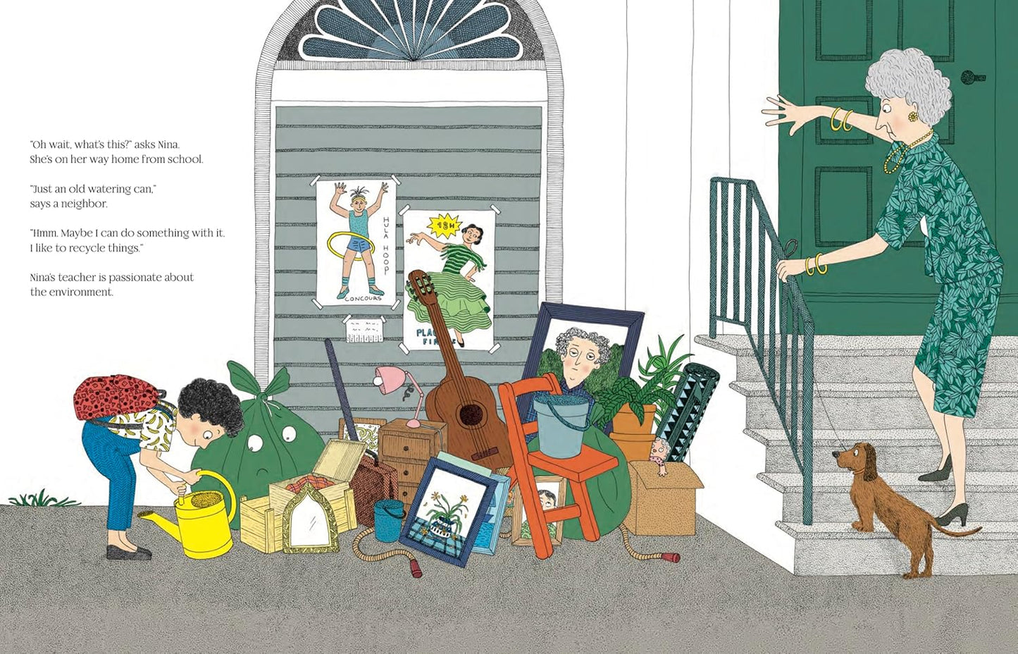 The Watering Can - Hardcover Picture Book