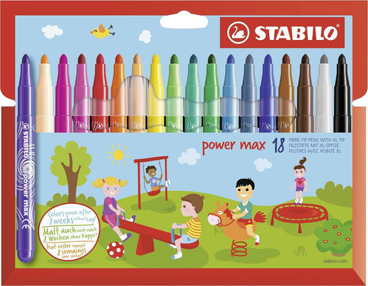 Stabilo Power Max Fibre-Tip Pens