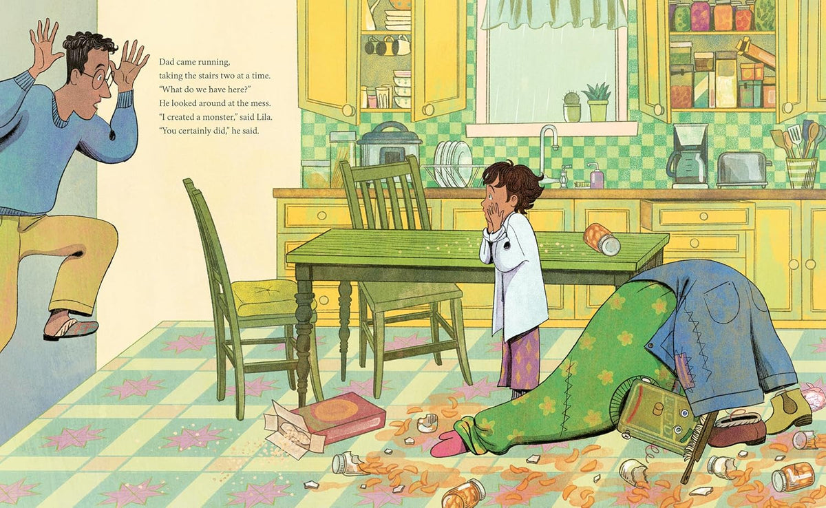 Lila Makes a Monster - Hardcover Picture Book