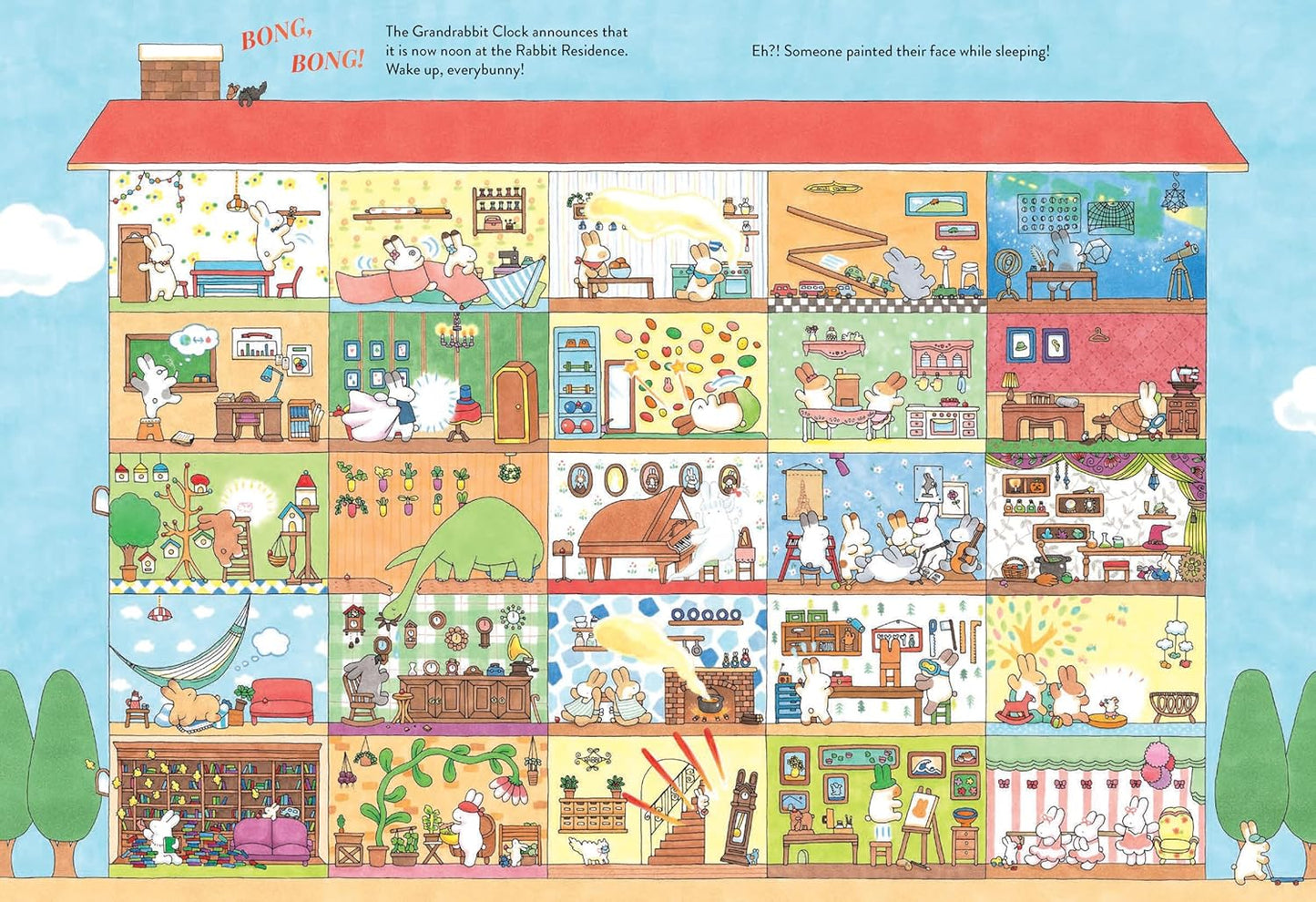 Welcome to the Rabbit Residence - Hardcover Seek-and-Find Picture Book