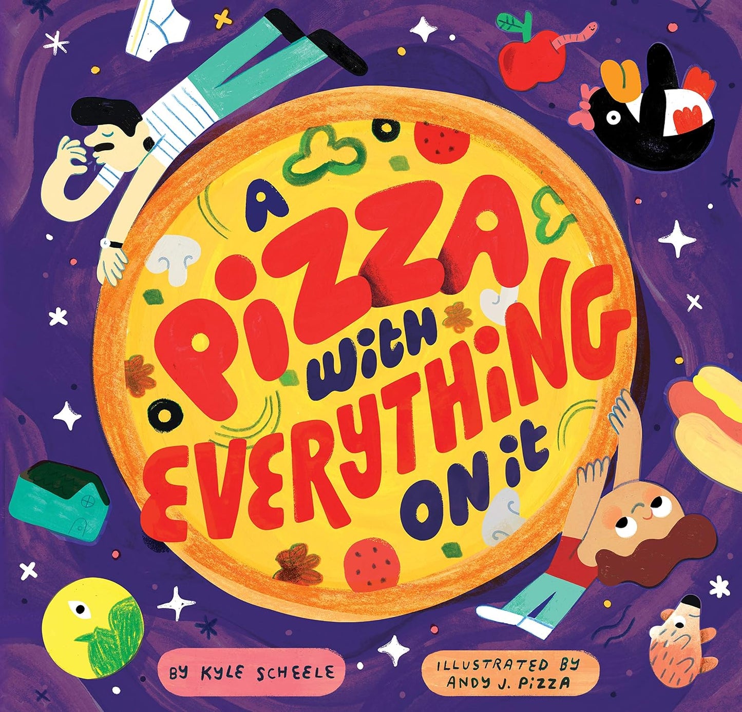 A Pizza with Everything on It - Hardcover Picture Book