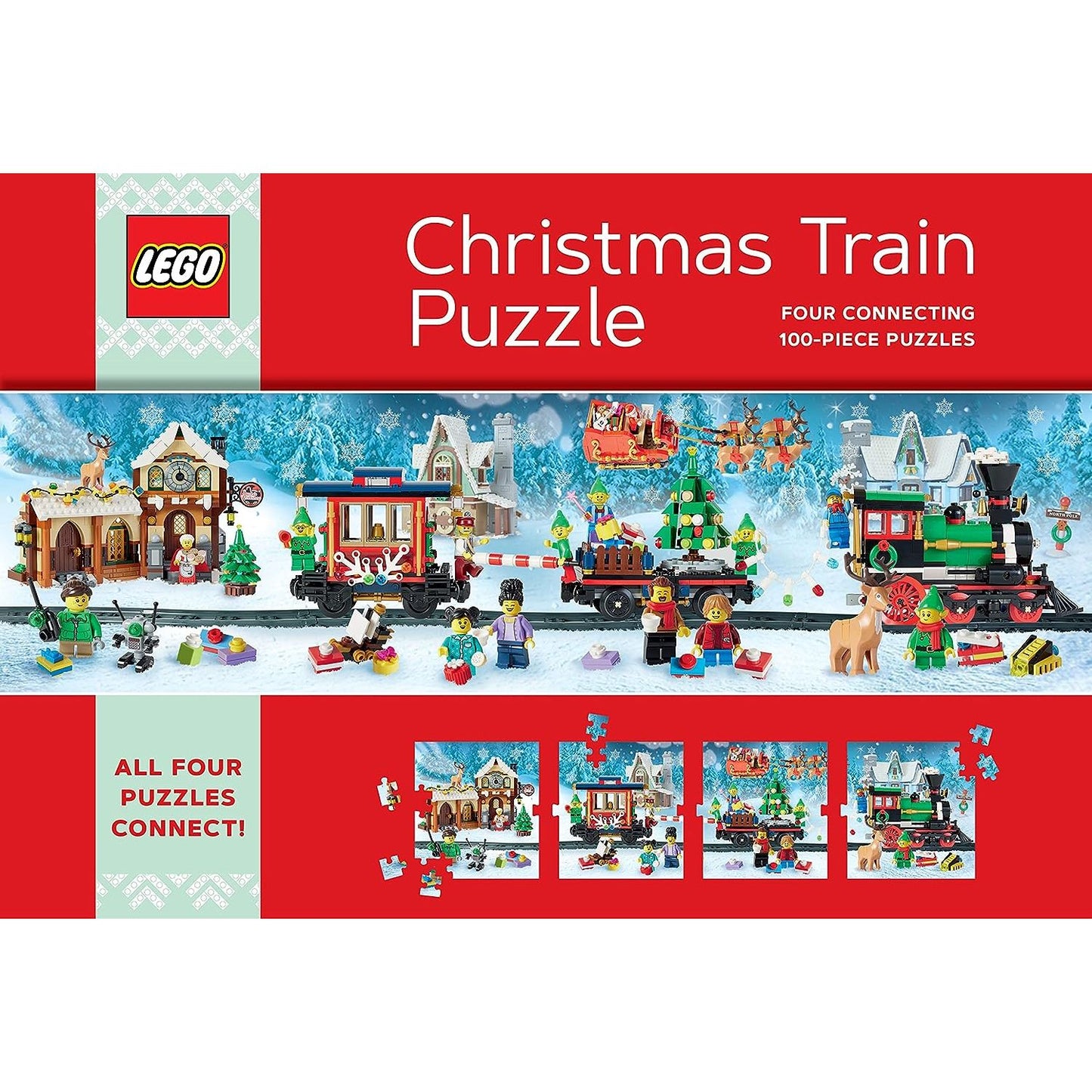 Lego Christmas Train Puzzle
