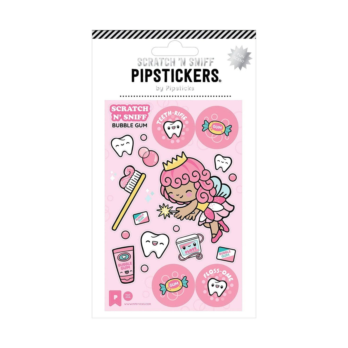 Tooth Fairy Treat  Scratch 'N Sniff Stickers