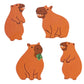 Glossy Capybara Stickers