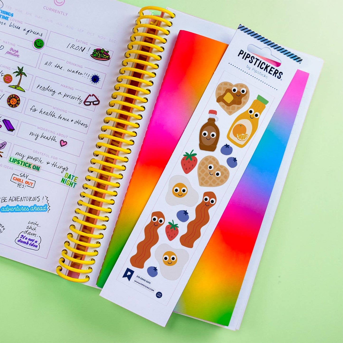 Googly Eyed Eye-conic Eats Stickers