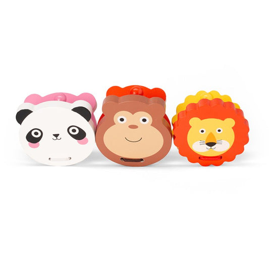 Animal Friends Wooden Clappers