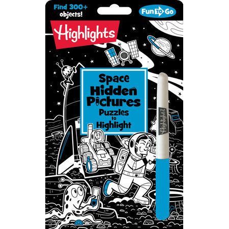 Space Hidden Pictures to Highlight - Puzzle Book