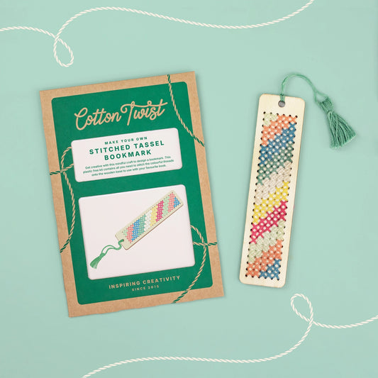 Make Your Own Stitched Tassel Bookmark Craft Kit