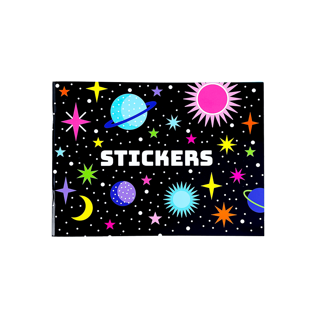 Colorful Cosmos Sticker Collector Book
