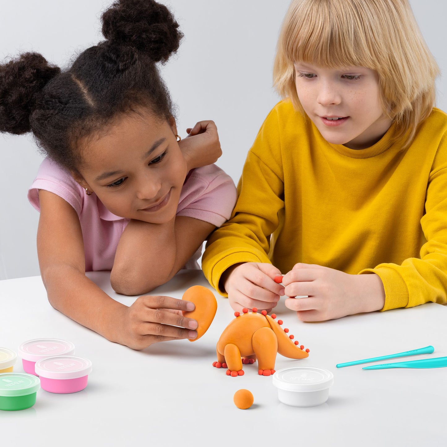 Hey Clay! Air-Dry Modelling Clay Set - Dinos