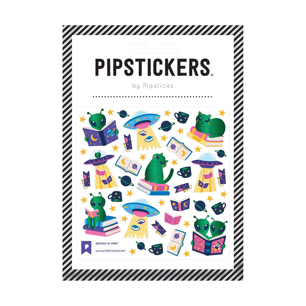 Booked in Orbit Stickers