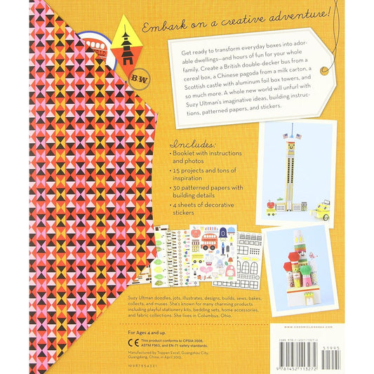 Box World Adventures: Building Crafty Cardboard Projects - Activity Book