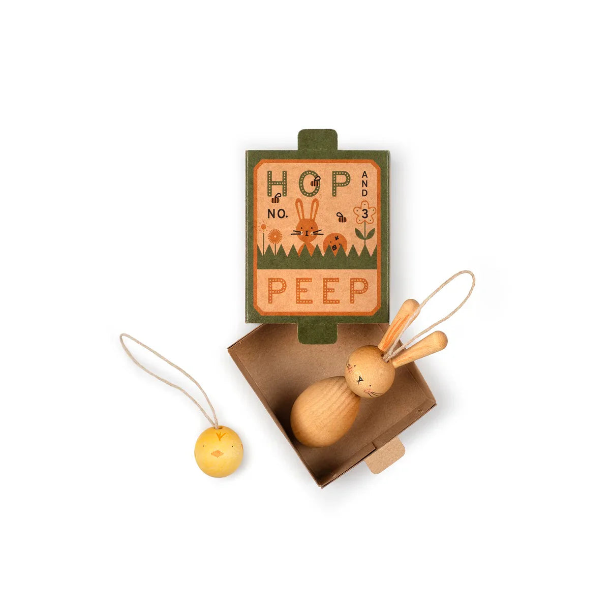 Hop & Peep Ornaments