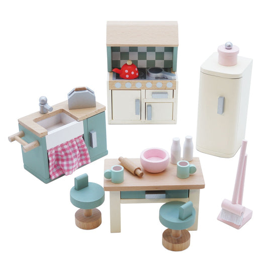 Wooden Doll House Furniture - Kitchen