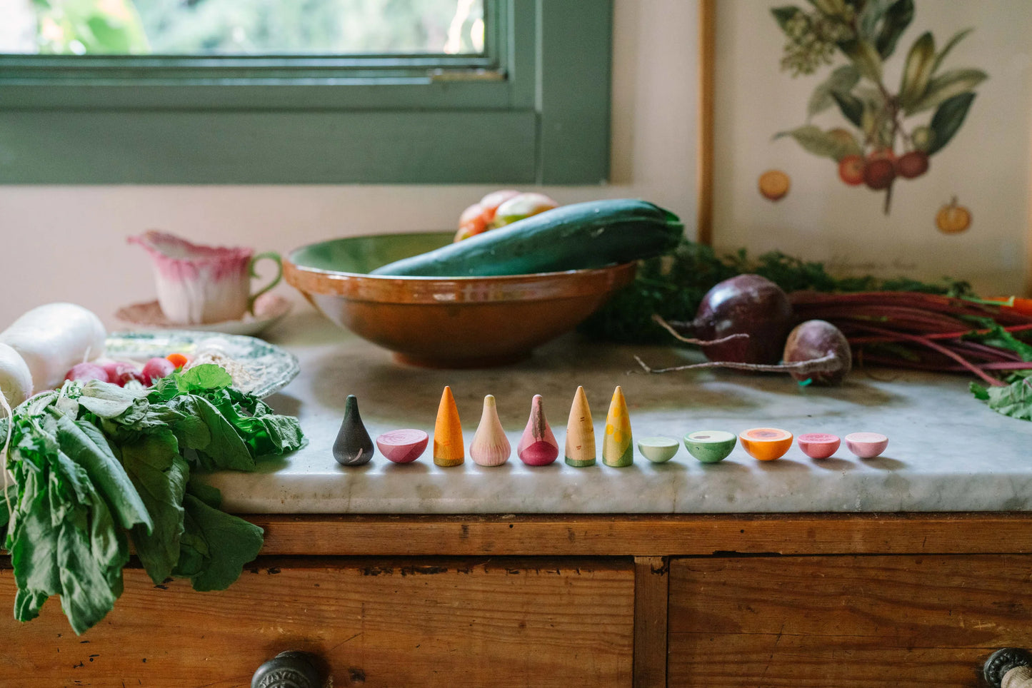 Wood Veggies