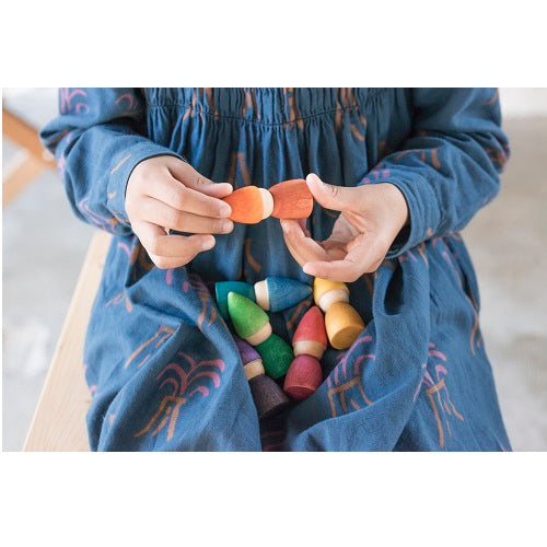 Wood Rainbow Tomtens