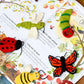 Felt Finger Puppets Set - Insects & Bugs