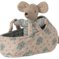 Baby Mouse in Carrying Cot