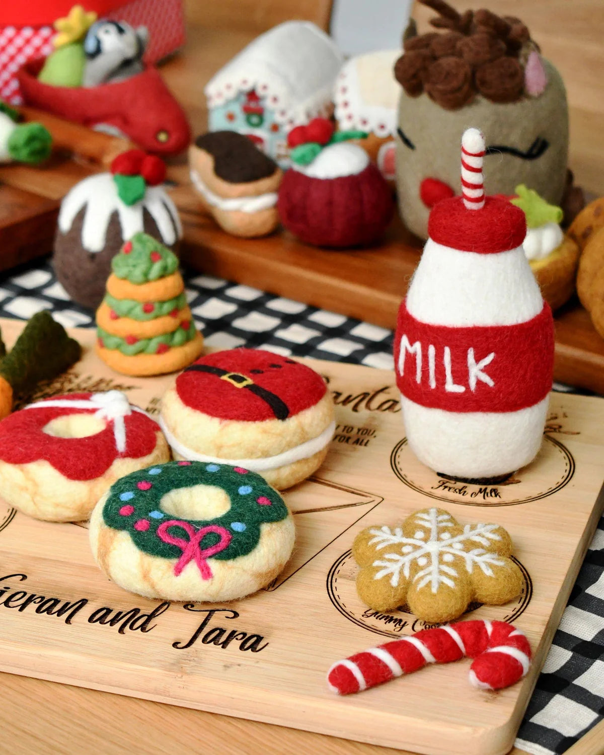 Felt Food - Santa's Milk Bottle