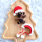 Felt Christmas Teddy Bear Ornament