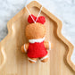 Felt Gingerbread Girl Ornament