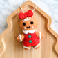 Felt Gingerbread Girl Ornament