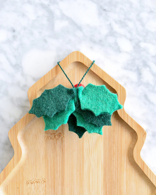 Felt Mistletoe Ornament