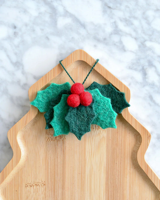 Felt Mistletoe Ornament