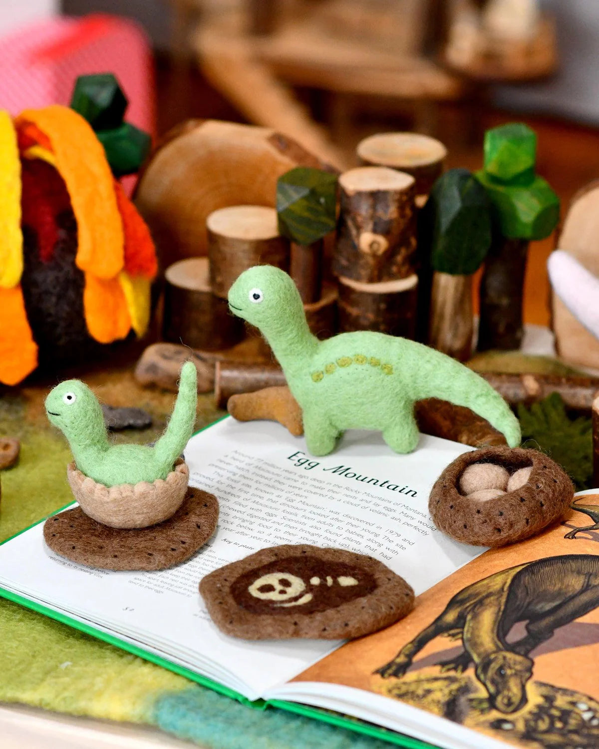 Felt Life Cycle - Brontosaurus