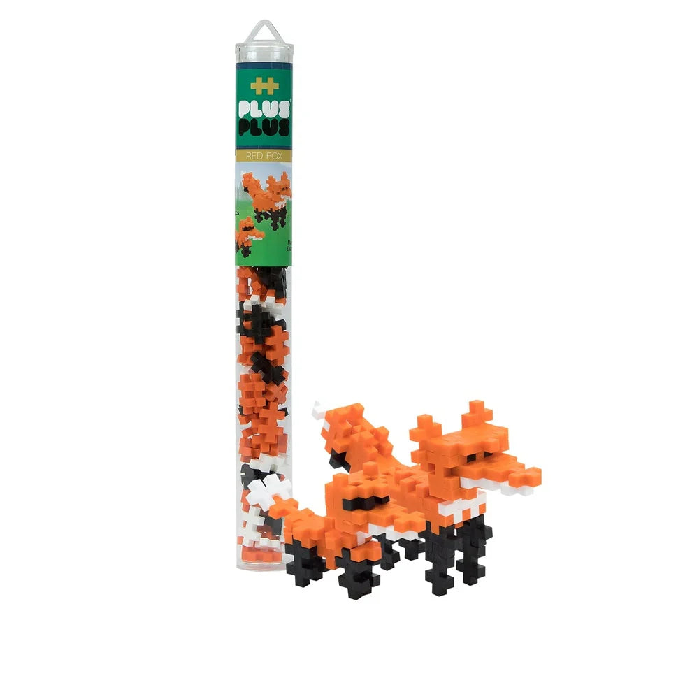 Plus Plus 70 Piece Mini Maker Tubes - Animals