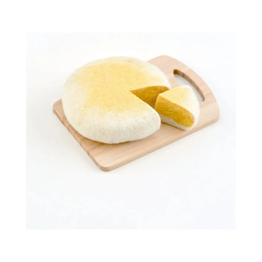 Felt Food - Brie Cheese