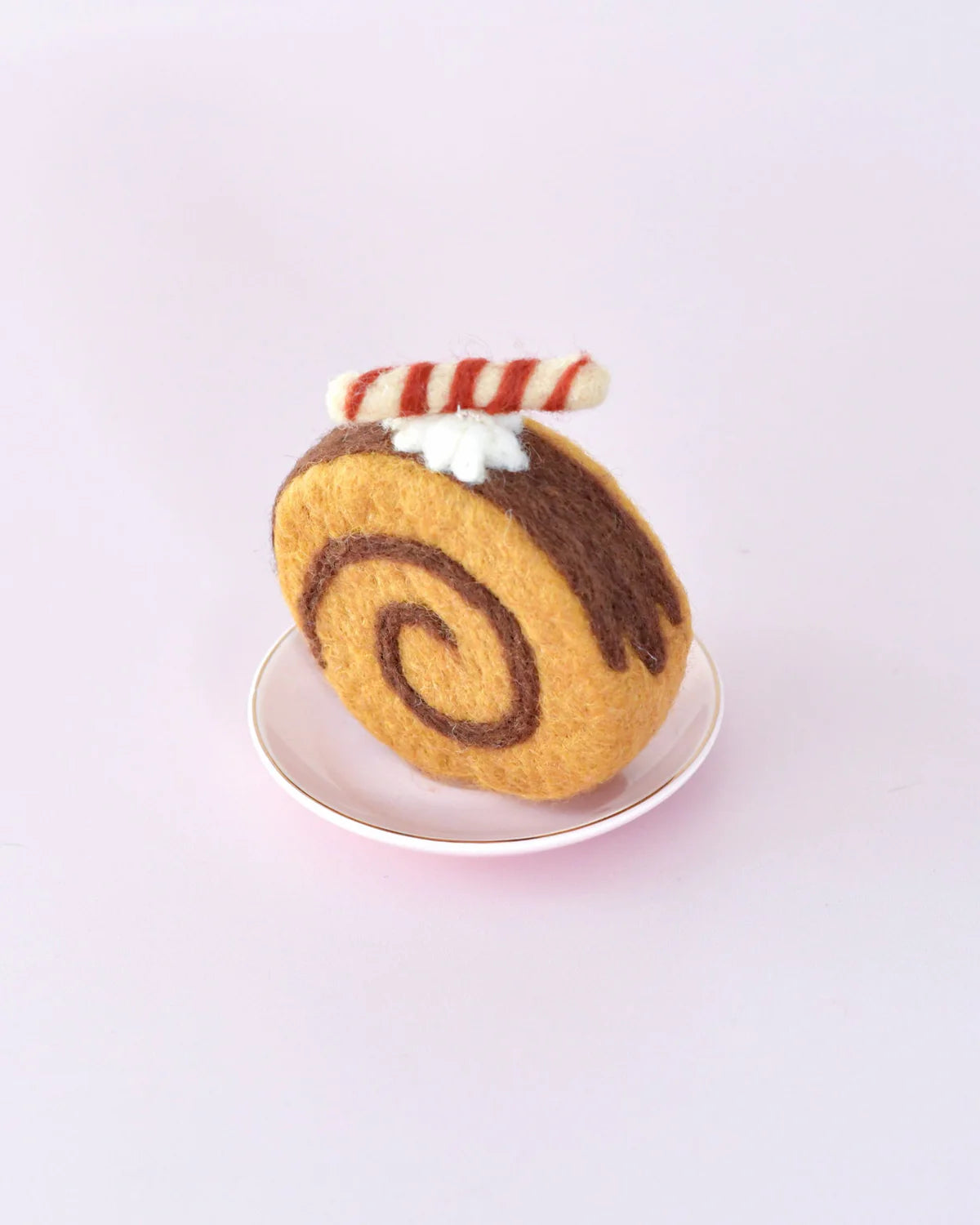 Felt Baked Goods - Chocolate Swiss Roll