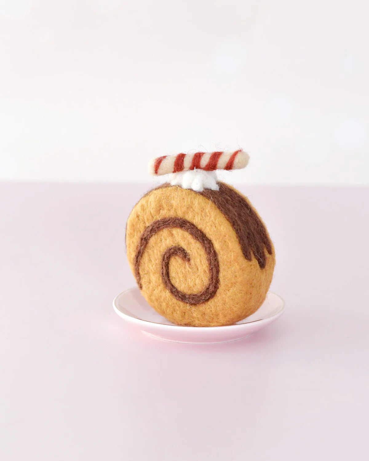 Felt Baked Goods - Chocolate Swiss Roll