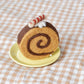 Felt Baked Goods - Chocolate Swiss Roll