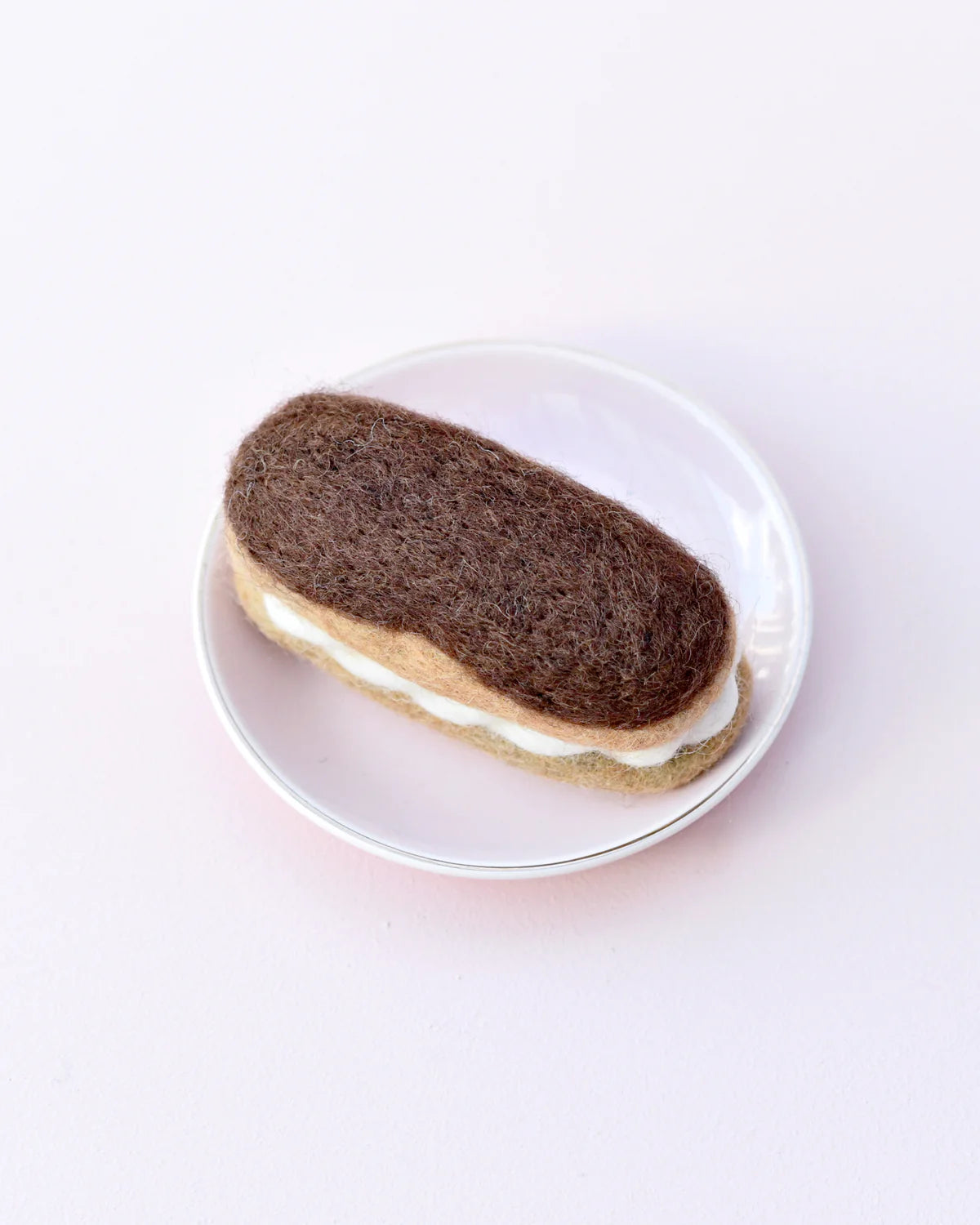 Felt Baked Goods - Chocolate Eclair