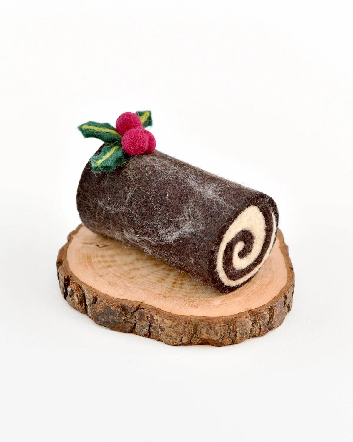 Felt Baked Goods - Yule Log Cake
