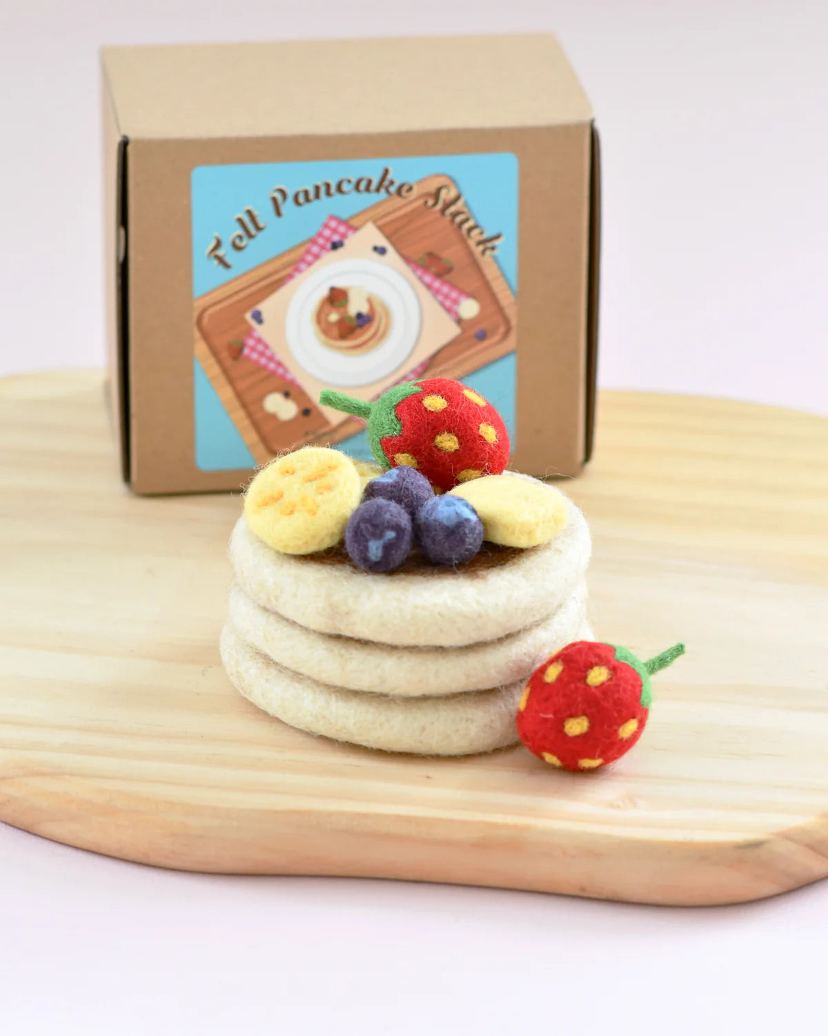 Felt Food Play Set - Pancake Stack
