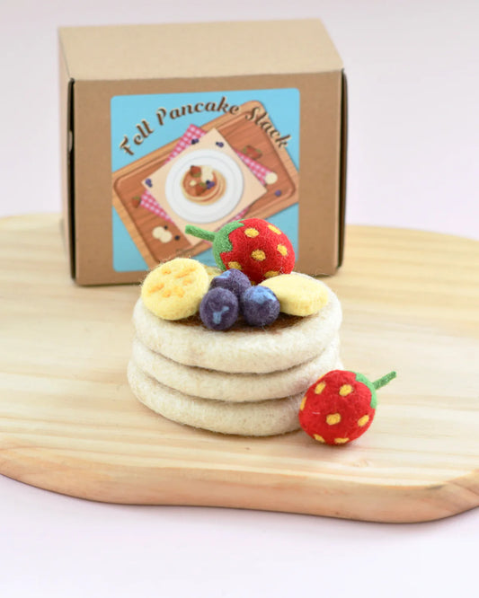 Felt Food Play Set - Pancake Stack
